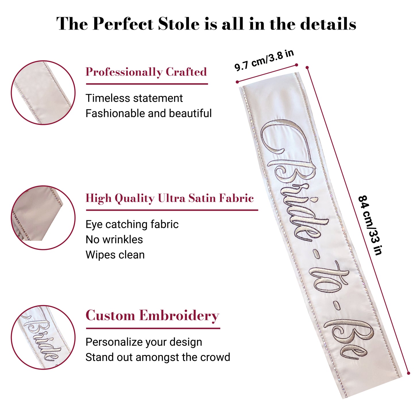 The Enchanting 'Bride-To-Be' Sash